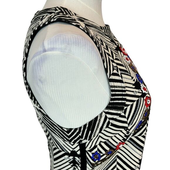 NWT NEW ROMANTICS Free‎ People Womens Size XS Aztec Beaded Mini Dress $168 - Picture 6 of 16